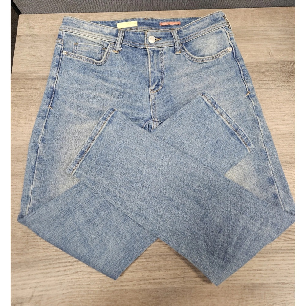 Anthropologie Pilcro Slim Boyfriend Womens Jeans 26P Blue Light Wash FITS 30x26
